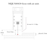 NEJE N40630 7.5W 450nm 레이저 조각 모듈 키트, N40630