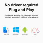 + Type-C + USB 암컷- Type-C 다기능 어댑터, DC5521 / 5525, DC7406, DC7909, 사각 포트