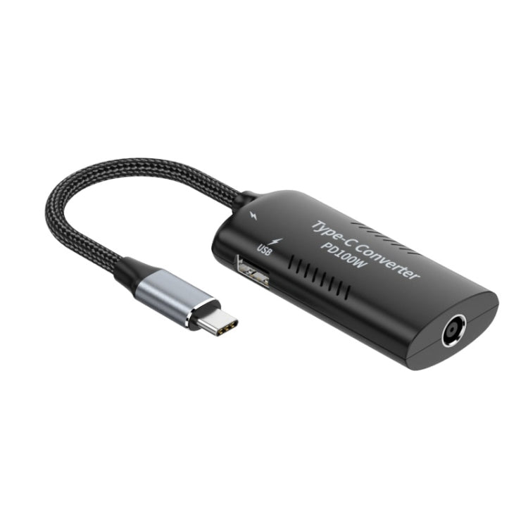 + Type-C + USB 암컷- Type-C 다기능 어댑터, DC5521 / 5525, DC7406, DC7909, 사각 포트