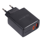 LZ-1130 PD 20W Type-C+QC 3.0 USB 고속 충전기, 20W EU 플러그, 20W US 플러그