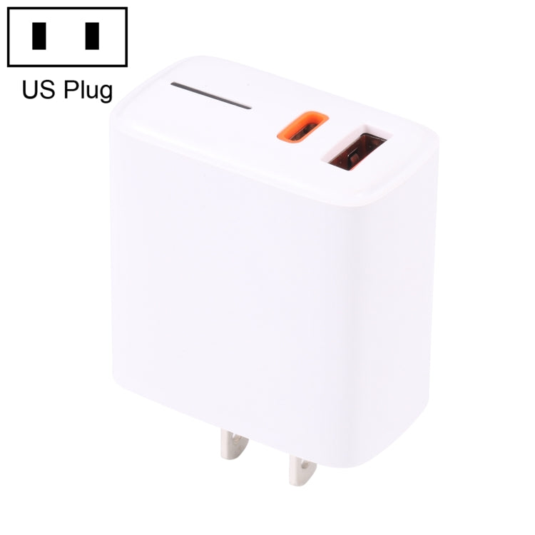 LZ-1130 PD 20W Type-C+QC 3.0 USB 고속 충전기, 20W EU 플러그, 20W US 플러그