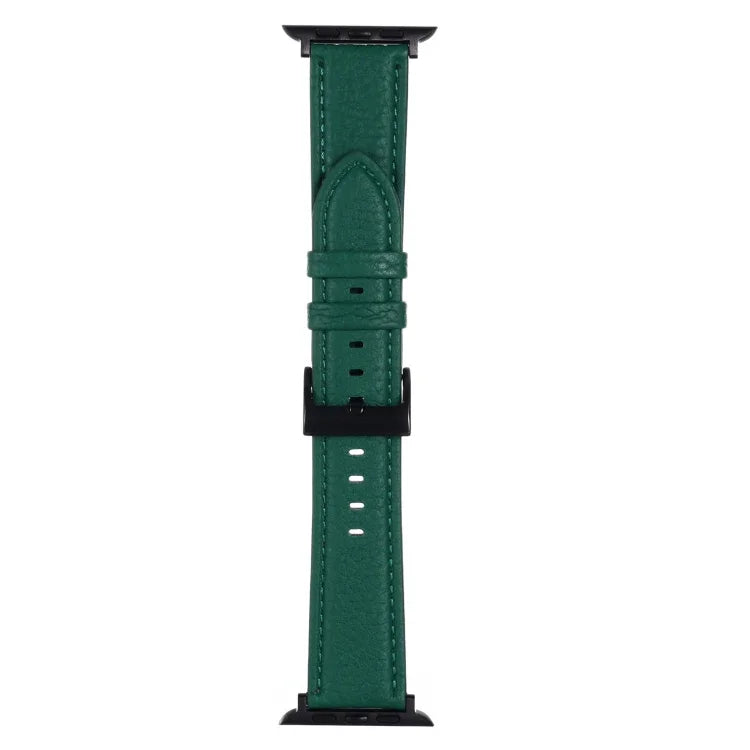 리치 텍스처 가죽 시계 밴드, 애플 워치 시리즈 7 45mm / 6&SE&5&4 44mm / 3&2&1 42mm, 7 41mm / 6&SE&5&4 40mm / 3&2&1 38mm용