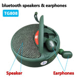 T&G TG808 2-in-1 미니 무선 블루투스 스피커 무선 헤드폰