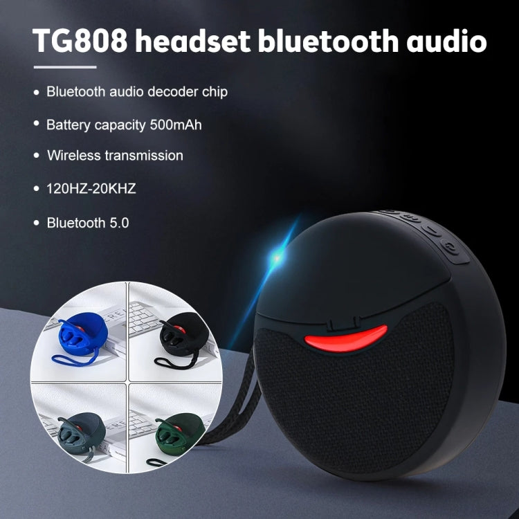 T&G TG808 2-in-1 미니 무선 블루투스 스피커 무선 헤드폰