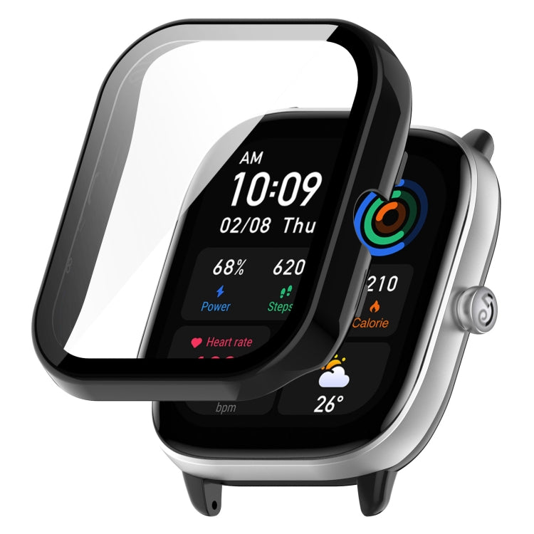 PC+ Toughened Film Fully Enclosed Protective Watch Case, For Amazfit Bip3 / Bip3 Pro, For Amazfit GTS4 Mini