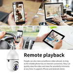 A6 2MP HD 전구형 WiFi 카메라 모션 감지/양방향 오디오/야간 투시/TF 카드 지원, 16G 메모리 카드 포함