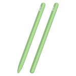 3-in-1 줄무늬 액체 실리콘 스타일러스 케이스와 두 개의 팁 캡, Apple Pencil 1용, Apple Pencil 2용