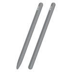 3-in-1 줄무늬 액체 실리콘 스타일러스 케이스와 두 개의 팁 캡, Apple Pencil 1용, Apple Pencil 2용