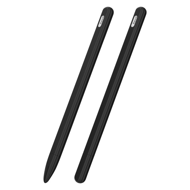 3-in-1 줄무늬 액체 실리콘 스타일러스 케이스와 두 개의 팁 캡, Apple Pencil 1용, Apple Pencil 2용