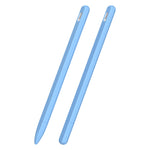 3-in-1 줄무늬 액체 실리콘 스타일러스 케이스와 두 개의 팁 캡, Apple Pencil 1용, Apple Pencil 2용