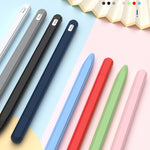 3-in-1 줄무늬 액체 실리콘 스타일러스 케이스와 두 개의 팁 캡, Apple Pencil 1용, Apple Pencil 2용