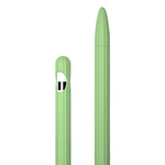 3-in-1 줄무늬 액체 실리콘 스타일러스 케이스와 두 개의 팁 캡, Apple Pencil 1용, Apple Pencil 2용