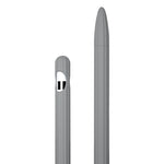 3-in-1 줄무늬 액체 실리콘 스타일러스 케이스와 두 개의 팁 캡, Apple Pencil 1용, Apple Pencil 2용