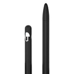 3-in-1 줄무늬 액체 실리콘 스타일러스 케이스와 두 개의 팁 캡, Apple Pencil 1용, Apple Pencil 2용