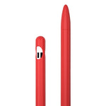 3-in-1 줄무늬 액체 실리콘 스타일러스 케이스와 두 개의 팁 캡, Apple Pencil 1용, Apple Pencil 2용