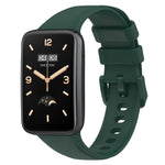 Litchi Texture Leather Watch Band, For Xiaomi Mi Band 7 Pro