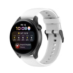 Solid Color Soft Silicone Watch Band, For Huawei Watch3 Pro New