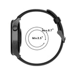 Solid Color Soft Silicone Watch Band, For Huawei Watch3 Pro New