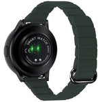 22mm 자석 버클 가죽 시계 밴드, 삼성 갤럭시 워치3 45mm용