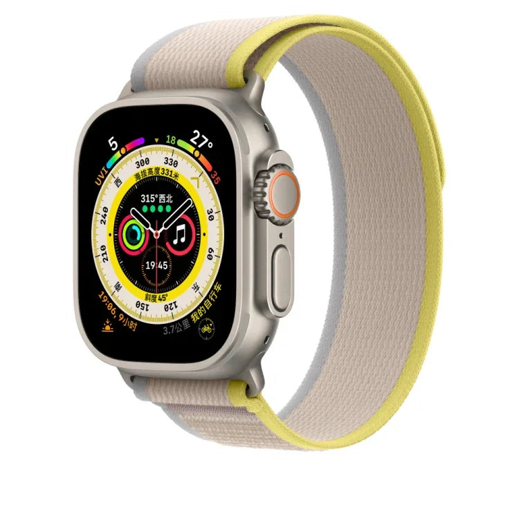 Apple Watch Series 8&7 41mm / SE 2&6&SE&5&4 40mm용 나일론 시계줄, Apple Watch 42mm / 41mm / 40mm / 38mm용
