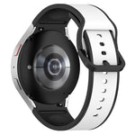 투톤 실리콘 시계줄, 삼성 갤럭시 워치4 클래식 46mm / 워치4 44mm용, 삼성 갤럭시 워치4 클래식 42mm / 워치4 40mm용, 삼성 갤럭시 워치5 프로 / 워치5용