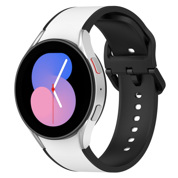 투톤 실리콘 시계줄, 삼성 갤럭시 워치4 클래식 46mm / 워치4 44mm용, 삼성 갤럭시 워치4 클래식 42mm / 워치4 40mm용, 삼성 갤럭시 워치5 프로 / 워치5용