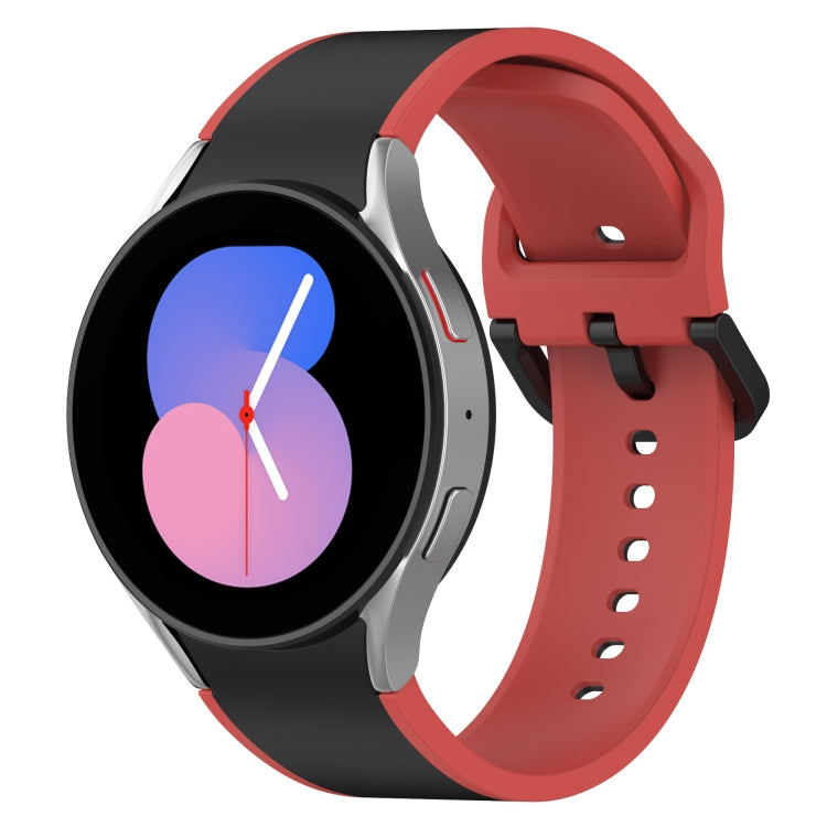 투톤 실리콘 시계줄, 삼성 갤럭시 워치4 클래식 46mm / 워치4 44mm용, 삼성 갤럭시 워치4 클래식 42mm / 워치4 40mm용, 삼성 갤럭시 워치5 프로 / 워치5용