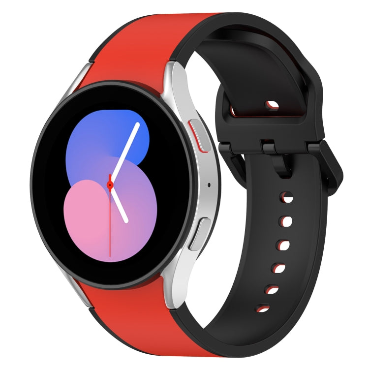 투톤 실리콘 시계줄, 삼성 갤럭시 워치4 클래식 46mm / 워치4 44mm용, 삼성 갤럭시 워치4 클래식 42mm / 워치4 40mm용, 삼성 갤럭시 워치5 프로 / 워치5용