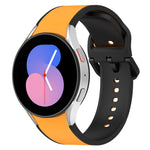 투톤 실리콘 시계줄, 삼성 갤럭시 워치4 클래식 46mm / 워치4 44mm용, 삼성 갤럭시 워치4 클래식 42mm / 워치4 40mm용, 삼성 갤럭시 워치5 프로 / 워치5용