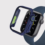Apple Watch 시리즈 9 / 8 / 7 45mm용 분리형 버튼이 있는 필름 PC 시계 케이스, Apple Watch 시리즈 9 / 8 / 7 45mm용
