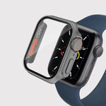 Apple Watch 시리즈 9 / 8 / 7 45mm용 분리형 버튼이 있는 필름 PC 시계 케이스, Apple Watch 시리즈 9 / 8 / 7 45mm용