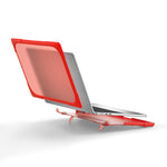 TPU + PC 투톤 충격 방지 노트북 보호 케이스, MacBook Air 13.6인치 A2681 2022 / M3 2024 A3113 / M4 2025 A3240용