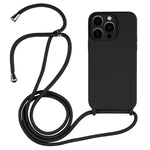 Crossbody Lanyard Liquid Silicone Case, For iPhone 14 Pro Max, For iPhone 13, For iPhone 13 Pro