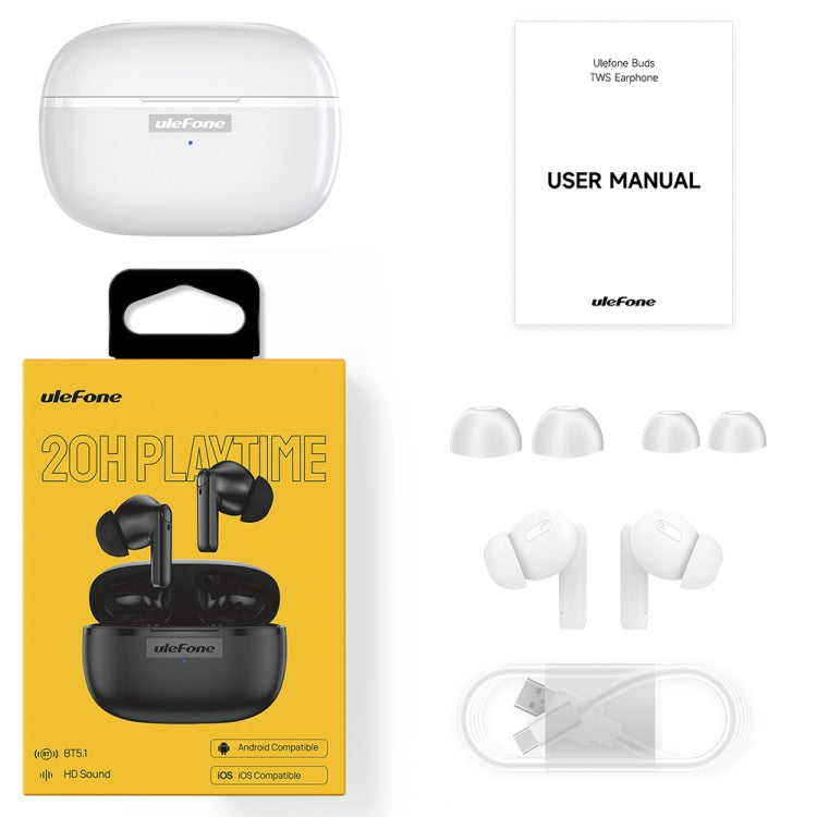 오리지널 Ulefone Buds TWS 진정한 무선 블루투스 이어폰
