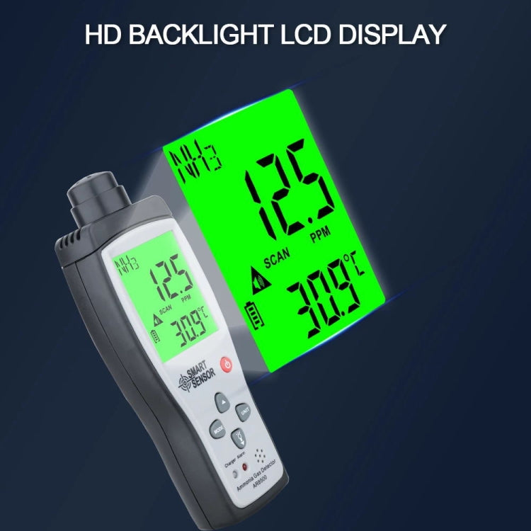 SmartSensor AR8500 휴대용 암모니아 가스 NH3 검출기 미터, AR8500
