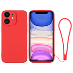 Silicone Phone Case with Wrist Strap, For iPhone 11, For iPhone 11 Pro, For iPhone 11 Pro Max