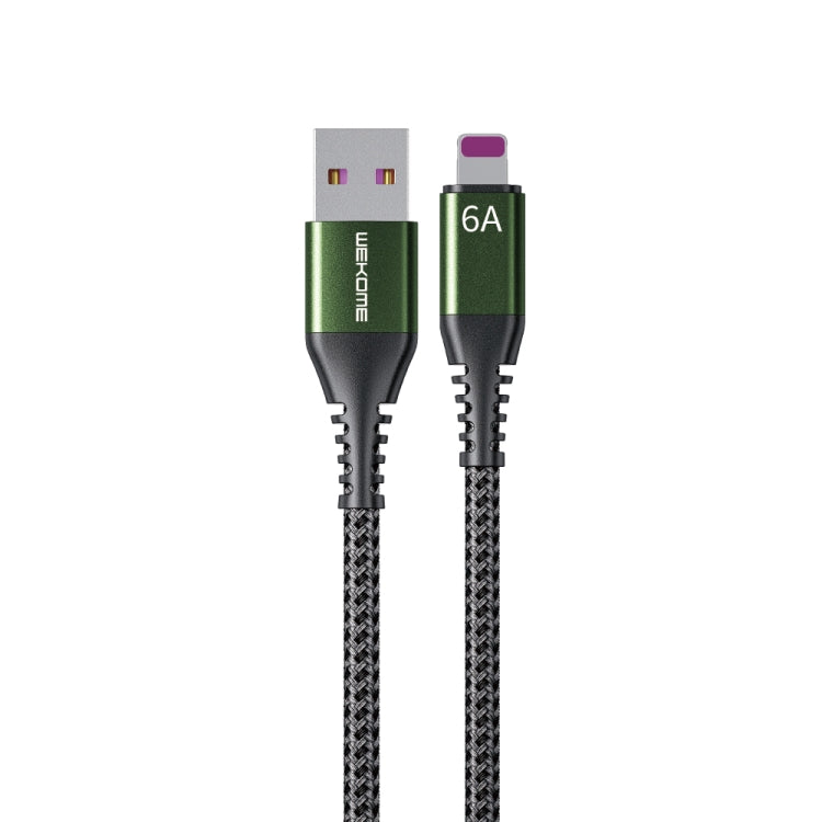 WEKOME WDC-169I Raython 시리즈 6A USB to 8핀 고속 충전 데이터 케이블, 길이: 1m