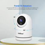 SriHome SH042 2.0MP 1080P HD AI WiFi 팬틸트 감시 카메라, SH042