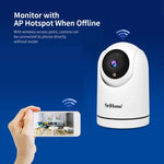 SriHome SH042 2.0MP 1080P HD AI WiFi 팬틸트 감시 카메라, SH042