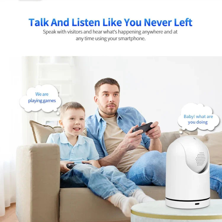 SriHome SH042 2.0MP 1080P HD AI WiFi 팬틸트 감시 카메라, SH042
