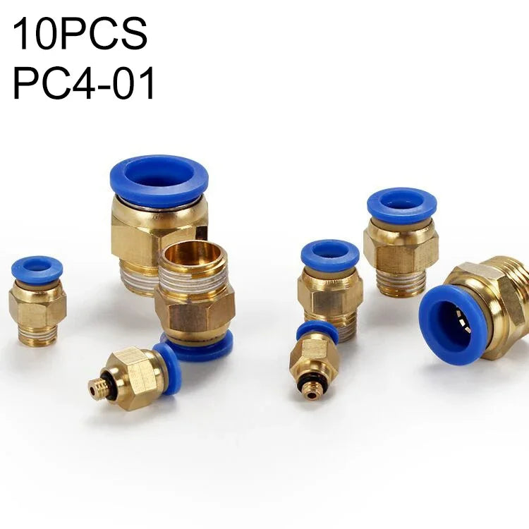 PC6-04 LAIZE 2개입 PC 수나사 직선형 공압 퀵 피팅 커넥터, PC4-01 (10개), PC4-02 (10개), PC4-M5 (10개), PC6-01 (10개), PC6-02 (10개), PC6-03 (10개), PC6-04 (2개), PC6-M5 (10개), PC8-01 (10개), PC8-02 (10개), PC8-03 (10개)