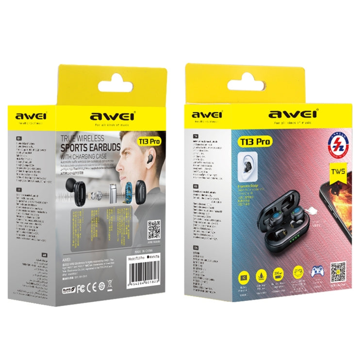 awei T13 Pro 블루투스 V5.1 스포츠 헤드셋, T13Pro