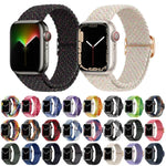 버클 나일론 꼬임 시계줄, 애플 워치 울트라 49mm / 시리즈 8&7 45mm / SE 2&6&SE&5&4 44mm / 3&2&1 42mm용