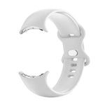 Google Pixel Watch 4 / 3 / 2 / 1 41mm 단색 실리콘 시계줄, 남성용, 여성용