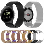 Google Pixel Watch용 밀라네제 스테인리스 스틸 메탈 시계줄