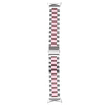Google Pixel Watch 4 / 3 / 2 / 1 41mm용 3줄 스테인리스 스틸 메탈 시계줄
