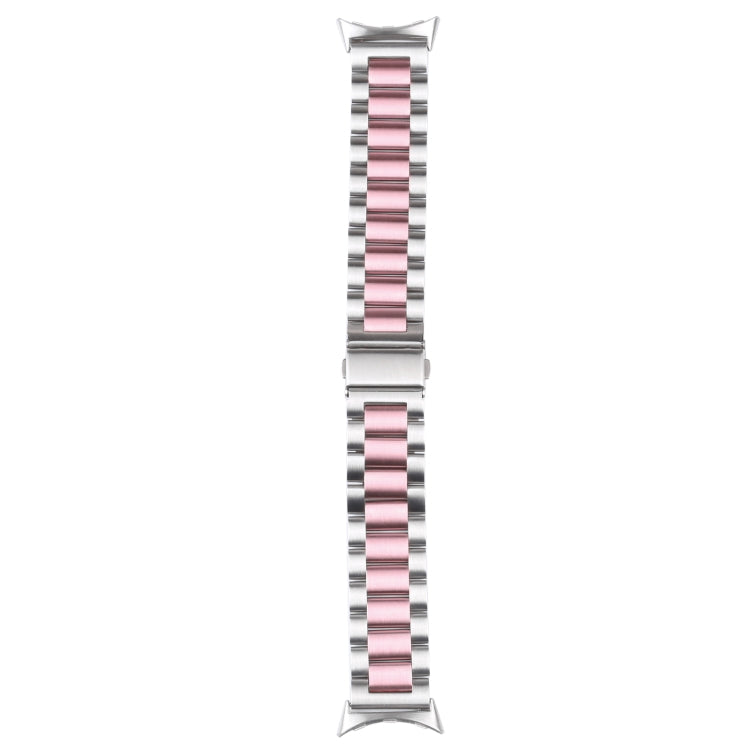 Google Pixel Watch 4 / 3 / 2 / 1 41mm용 3줄 스테인리스 스틸 메탈 시계줄