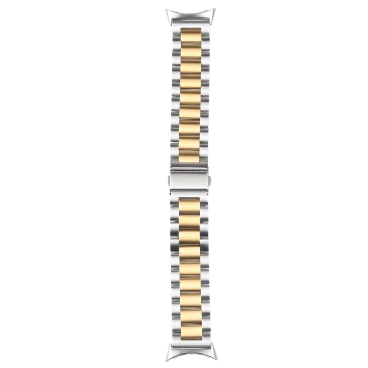 Google Pixel Watch 4 / 3 / 2 / 1 41mm용 3줄 스테인리스 스틸 메탈 시계줄
