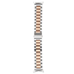 Google Pixel Watch 4 / 3 / 2 / 1 41mm용 3줄 스테인리스 스틸 메탈 시계줄