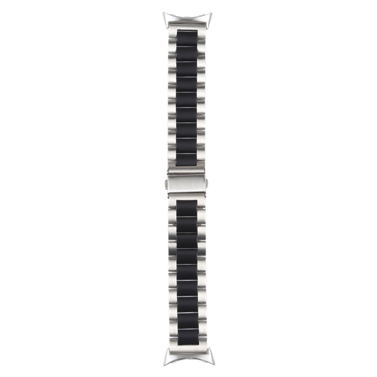 Google Pixel Watch 4 / 3 / 2 / 1 41mm용 3줄 스테인리스 스틸 메탈 시계줄